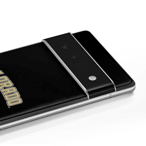 University of Colorado CU Logo on Gold Google Pixel 6 Skin